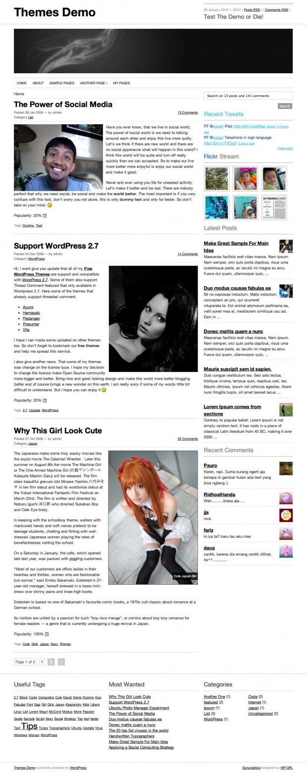 Gunungkidul-WordPress-Theme