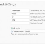 YouTube mp3 Setting