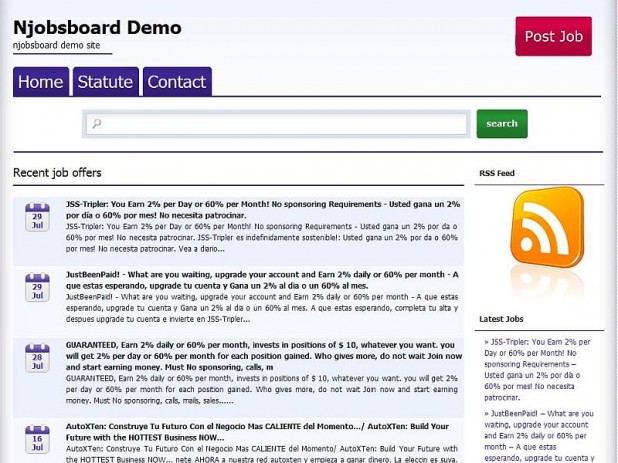 Njobsboard WP Theme screenshoot Njobsboard WP Theme screenshoot